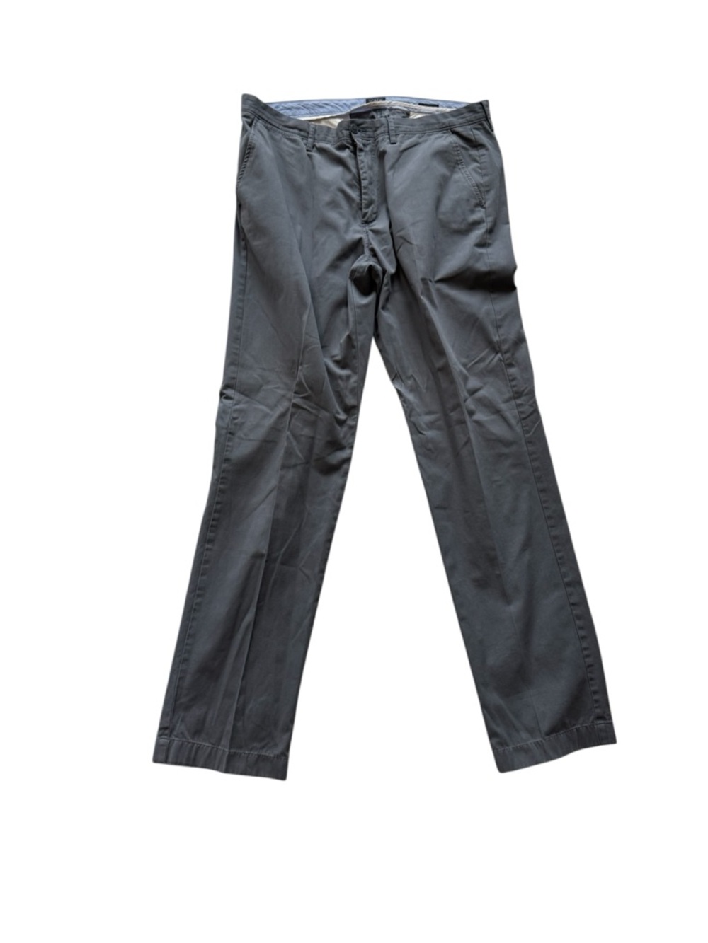 J. Crew Men's Charcoal Straight-Leg Chinos